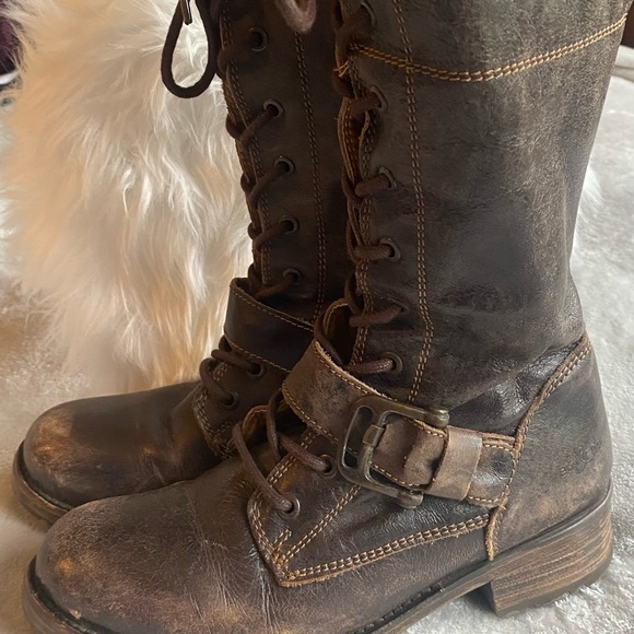 Destressed boots, made in Portugal - Picture 3 of 6